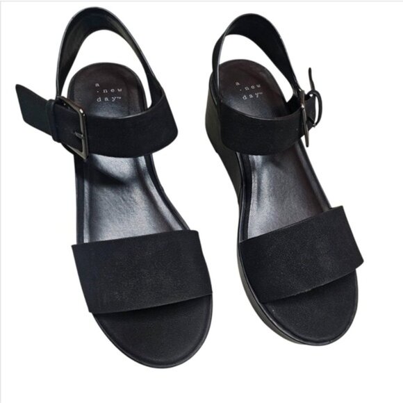 Wedge Sandal Double Strap Platform (Size 7) - Picture 5 of 5